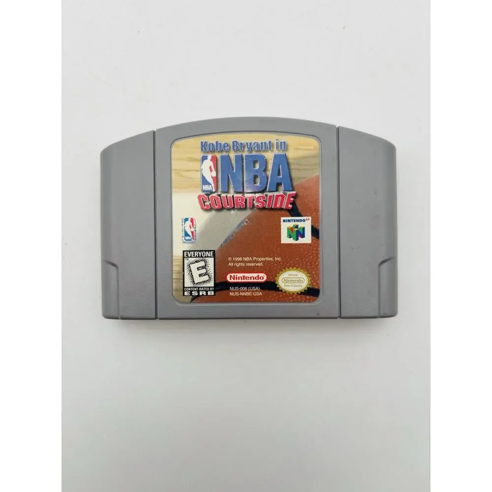 Kobe Bryant in NBA Courtside (Nintendo 64, 1998) Cleaned Tested Authentic N64 VG
